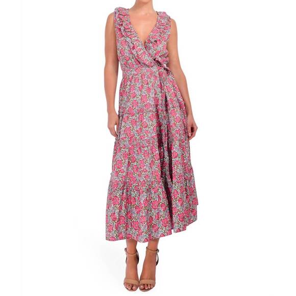 NEW LOVE THE LABEL remy maxi dress in millie francesca...